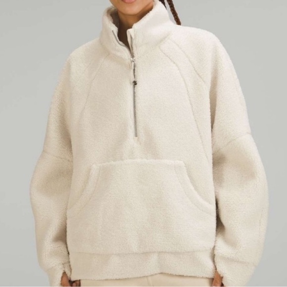 lululemon athletica Tops - Lululemon Oversized Fleece Scuba Half-zip